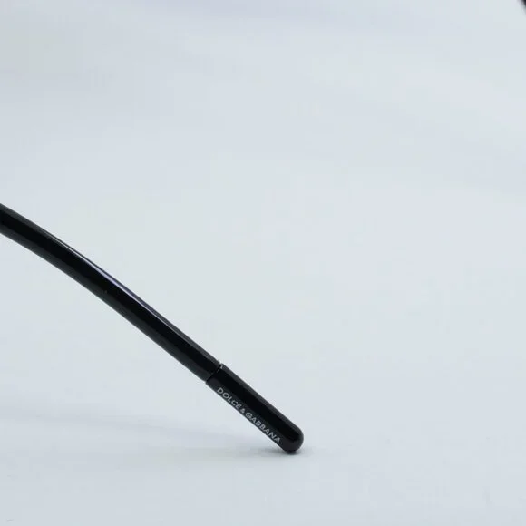 Dolce & Gabbana DG2233 01/87 Sunglasses Black Shield Frame, Grey Lenses - Picture 7 of 13